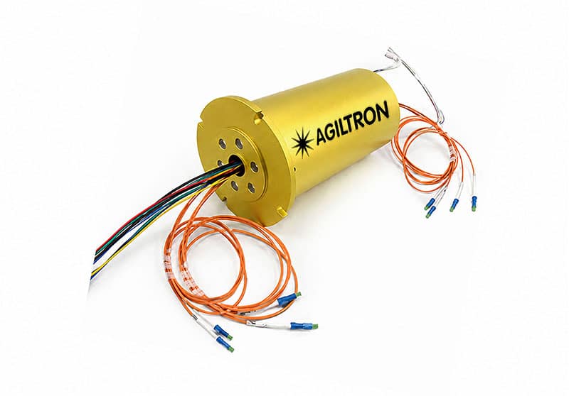 Fiber Optic+Electric Slip Ring — 4 Channel 1 Fiber Optic+Electric Slip Ring — 4 Channel